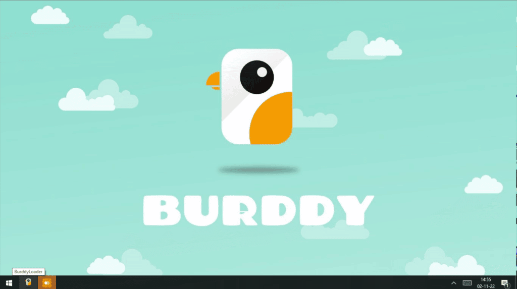 Redémarrer son application grâce à l'icône "Burddy"